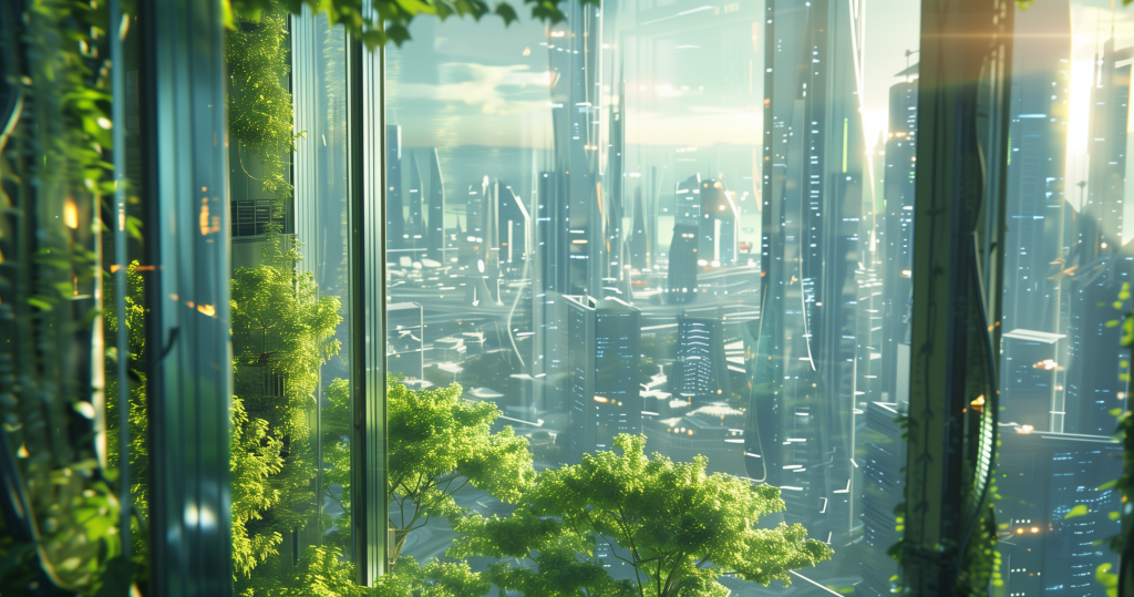 andrew galb futuristic cityscape in the year 2075 seen through df6a6fea 9e3b 4f48 b3ad cdf17ec201d8